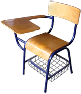 Student Chairs - 9mm Ply Wood With Metallic Stand